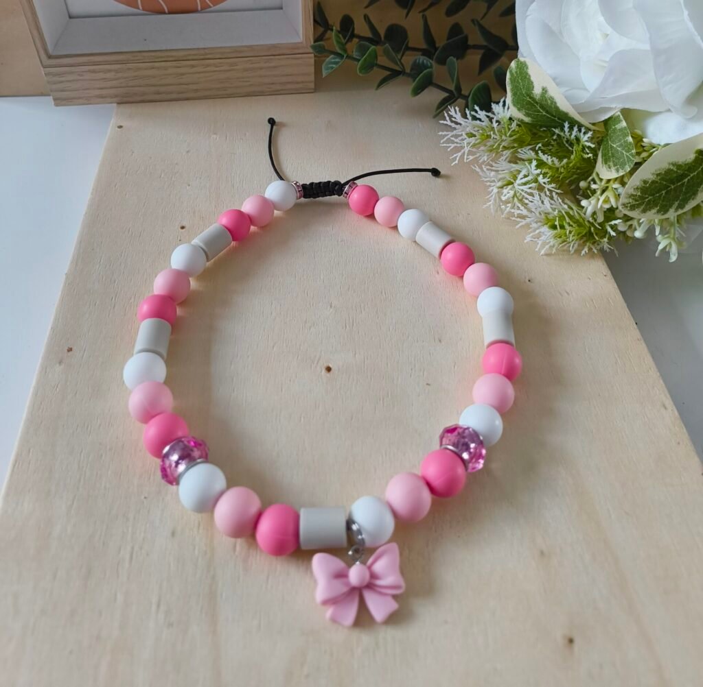 🎀 Collier anti-tiques Rose