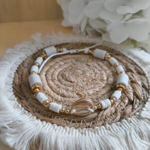 Bracelet de cheville - Perle d'Écume