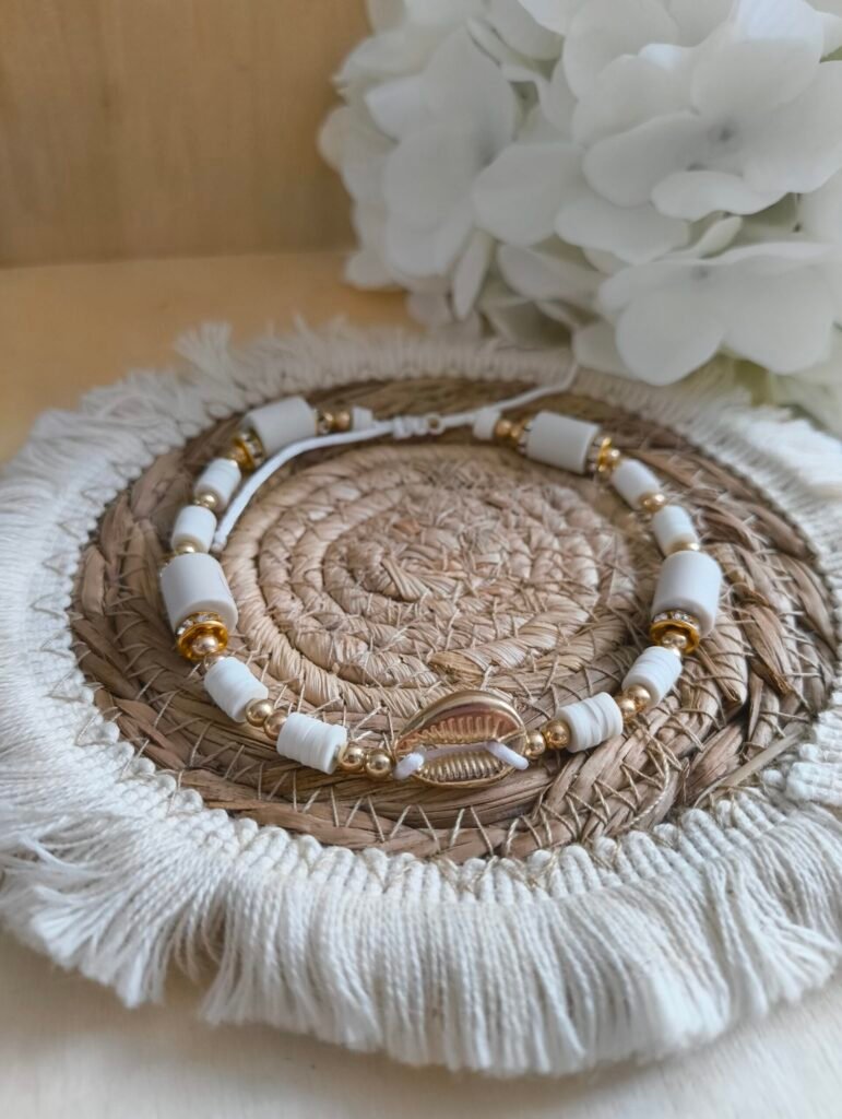 Bracelet de cheville - Perle d'Écume